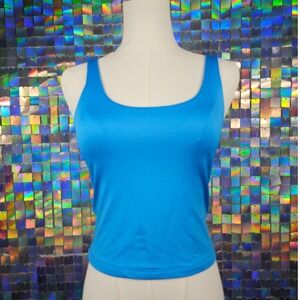 Abercrombie‎ Fitch Soft A F Collection Blue Racerback Tank Top Size S